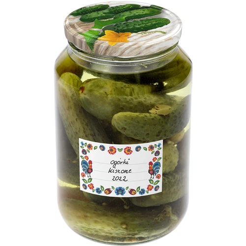 Lipnios etiketės „Folk“ 85/55 mm - 20 vnt. - 5