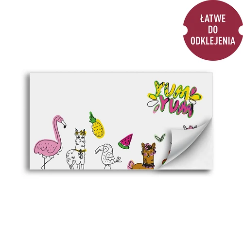 Lipnios etiketės vaikiškas motyvas 85/45 mm - 20 vnt. - 2