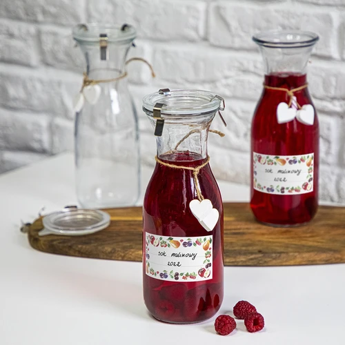 Lipnios etiketės, vaisių motyvas, 85/45 mm - 20 vnt. - 6