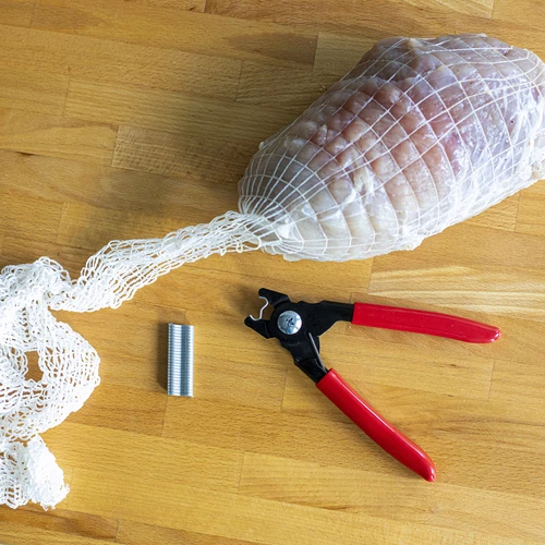 Mėsos gaminių užspaudimo replės + 60 klipsų - 4