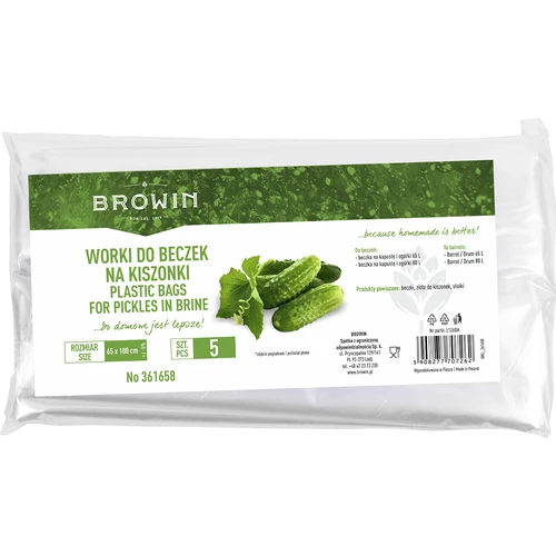 Maišas rauginiams - skirtas 65 ir 80 l statinėms - 5 vnt.