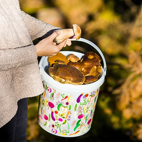 Maistinis kibiras su dangčiu 10 L - daržovės - 3