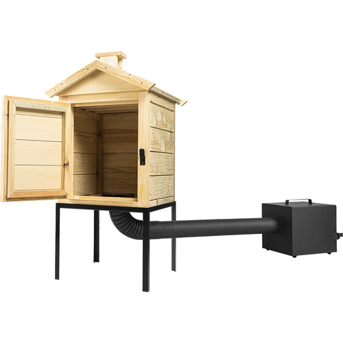 Medinė rūkykla 60 cm, su krosnele - 3