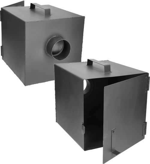 Medinė rūkykla 60 cm, su krosnele - 5