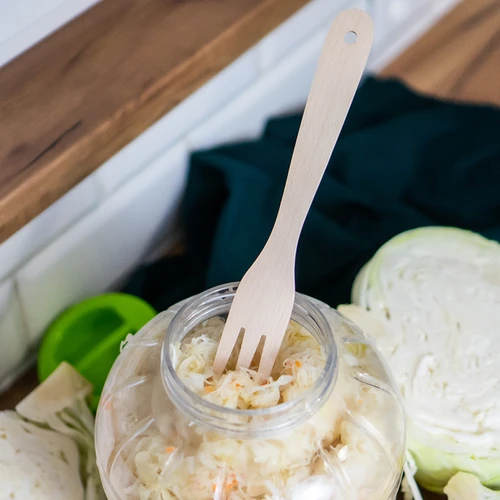 Medinė šakutė kopūstams 25 cm - 3