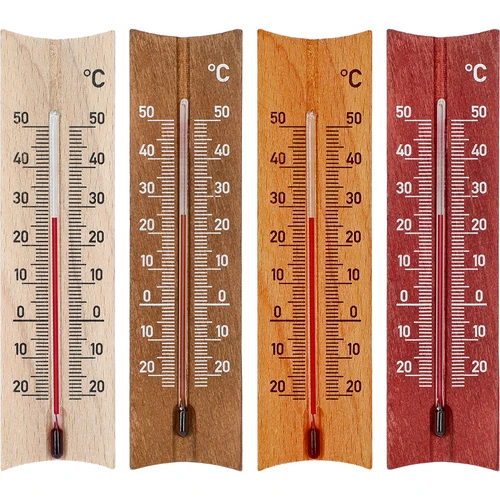 Medinis kambario termometras (-20 iki +50 °C), 15 cm, mišrus asortimentas