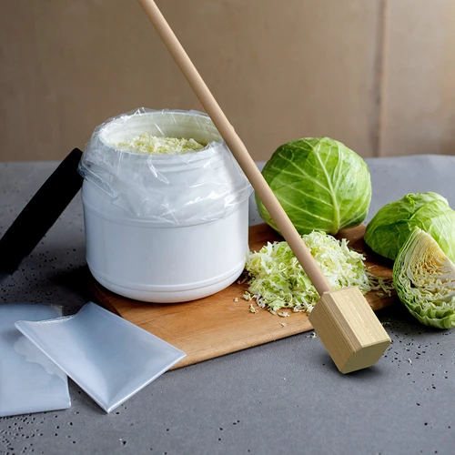 Medinis kopūstų grūstuvas / grūstiklis, 78 cm - 3