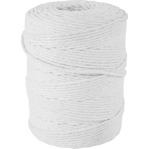 Medvilniniai mėsininko siūlai, balti (240°C) 145 m