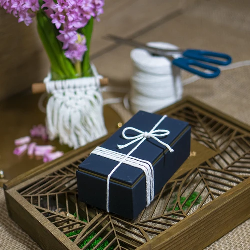 Medvilniniai mėsininko siūlai, balti (240°C) 145 m - 4