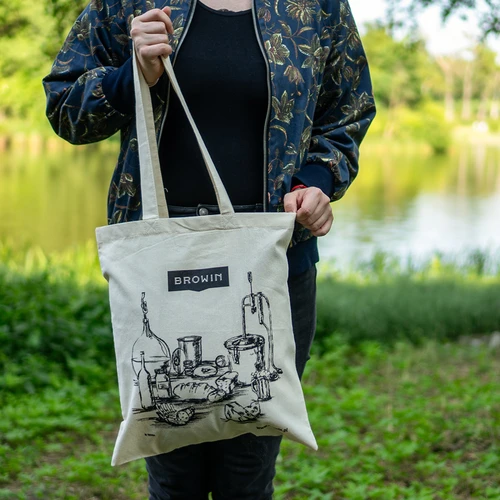 Medvilninis krepšys - namų maisto perdirbimo eskizas - 3