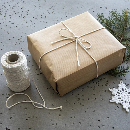 Medvilninis kulinarinis siūlas, baltas (240 °C) 55 m - 9