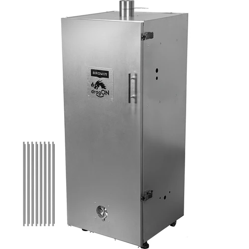 Metalinė rūkyklos kamera 250 l, su ratukais