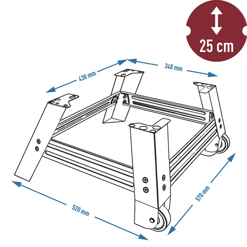 Mobilus pagrindas dragON rūkyklai 330275 - 6