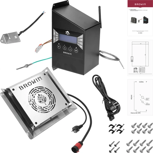 Modulių rinkinys su Wi-Fi valdikliu - dragON IQ 2,7 kW, skirtas sodo rūkykloms - 2