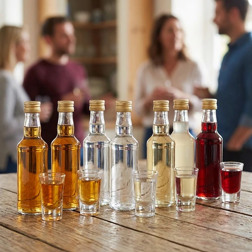 Monopolio tipo butelis 200 ml, su auksiniu užsukamu kamšteliu fi 28, 1 vnt. - 6