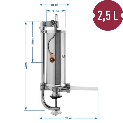 Nadziewarka pionowa 2,5 kg - 10