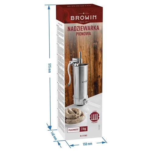Nadziewarka pionowa 3 kg - 10
