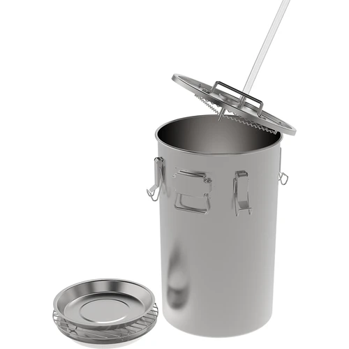 Namų rūkykla puode, 35 L, ant dujinės viryklės - 3