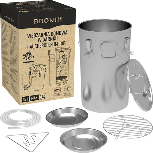 Namų rūkykla puode, 35 L, ant dujinės viryklės - 7