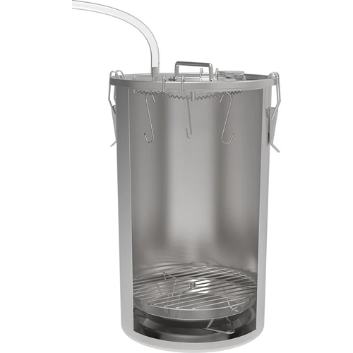 Namų rūkykla puode, 35 L, ant dujinės viryklės - 5