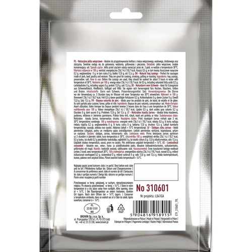 Natūralios kiaulių žarnos – kalibras 28/30 mm, 15 m - 2