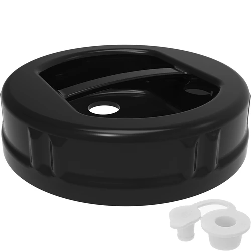 Nedužtantis 8 l stiklainis su čiaupu ir dvipusiu mediniu stovu - 8