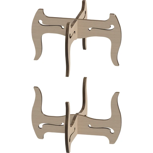 Nedužtantis 8 l stiklainis su čiaupu ir dvipusiu mediniu stovu - 7