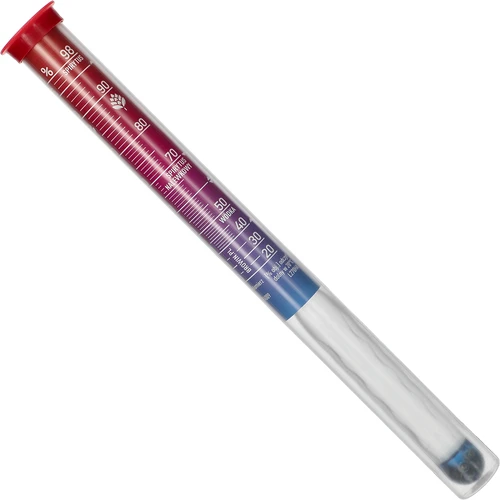 Nedūžtantis alkoholometras su mėgintuvėliu, matavimo diapazonas 20–98 % - 3