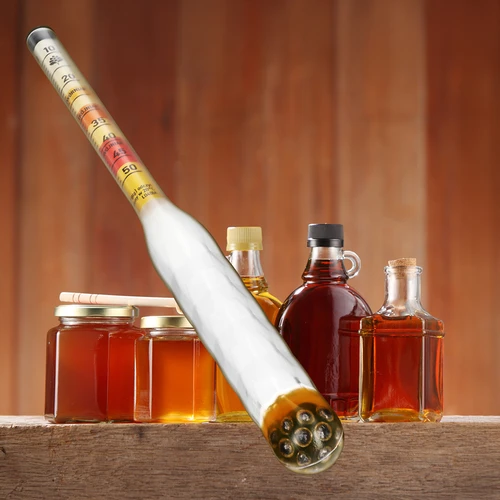 Nedūžtantis midaus areometras su matavimo cilindru, matavimo diapazonas 10-50°Blg - 7