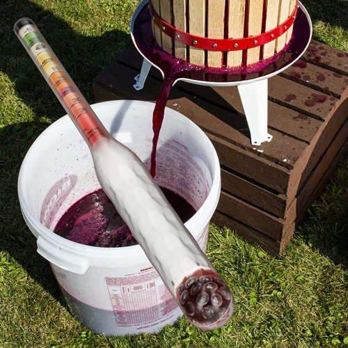 Nedūžtantis sacharometras su mėgintuvėliu, matavimo diapazonas: -5–35 °Blg - 8