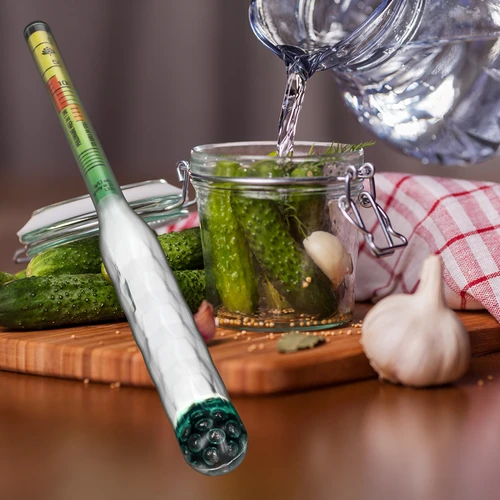 Nedūžtantis salinometras su mėgintuvėliu, matavimo diapazonas: 0-300 g druskos/L - 7