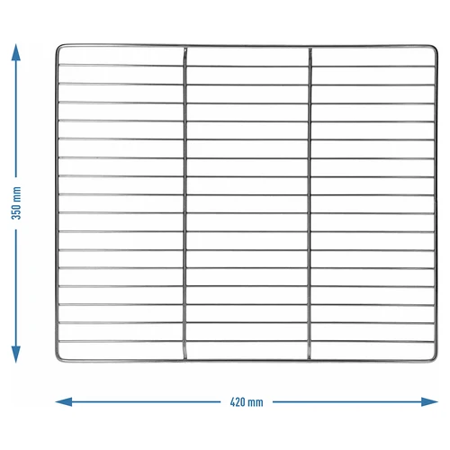 Nerūdijančio plieno grotelės medinei/faneros rūkyklai dragON 330339, 330341, 330340, 330360 - 4