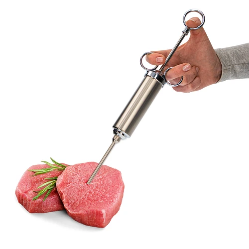 Nerūdijančio plieno injektorius 60 ml + 2 adatos - 8