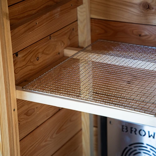 Nerūdijančio plieno tinklinis grotelės medinei/faneros rūkyklai dragON 330339, 330341, 330340, 330360 - 5