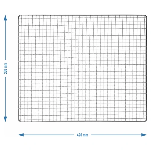 Nerūdijančio plieno tinklinis grotelės medinei/faneros rūkyklai dragON 330339, 330341, 330340, 330360 - 4