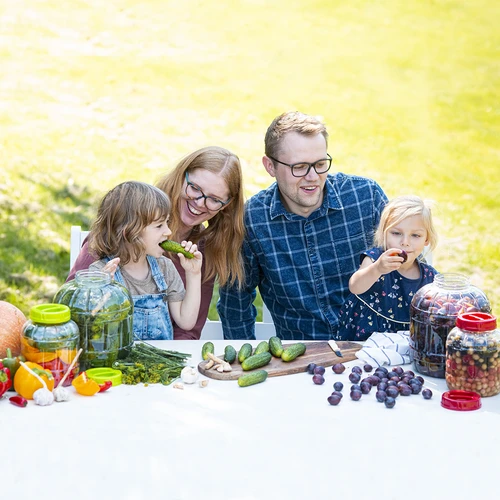 Nesudaužomas, daugiafunkcis stiklainis, 8 L - 4