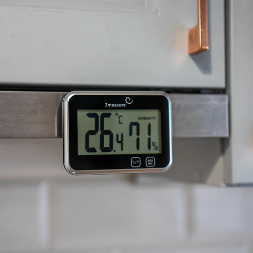 Orų stotelė – elektroninė, belaidė, juoda - 10