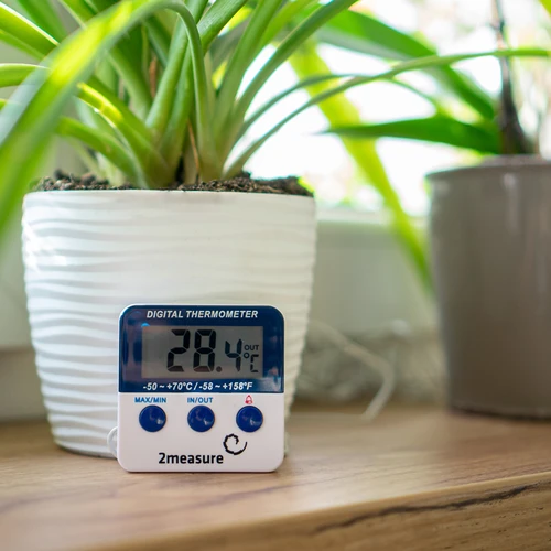 Orų stotelė – elektroninė, su zondu, balta - 5