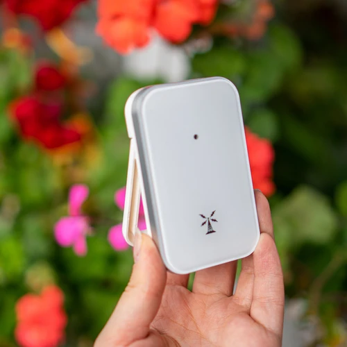 Orų stotelė RCC, DCF – elektroninė, belaidė, su apšviečiamu jutikliu, balta - 14