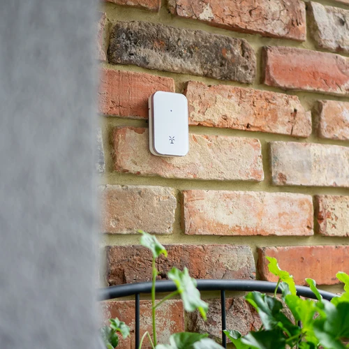 Orų stotelė RCC, DCF – elektroninė, belaidė, su apšviečiamu jutikliu, balta - 16