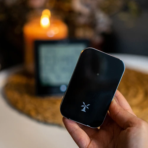 Orų stotelė RCC, DCF – elektroninė, belaidė, su apšviečiamu jutikliu, juoda - 11