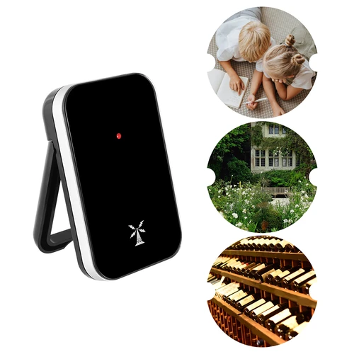 Orų stotelė RCC, DCF – elektroninė, belaidė, su apšviečiamu jutikliu, juoda - 16