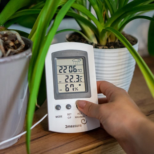 Orų stotis – elektroninė, su zondu, balta - 8