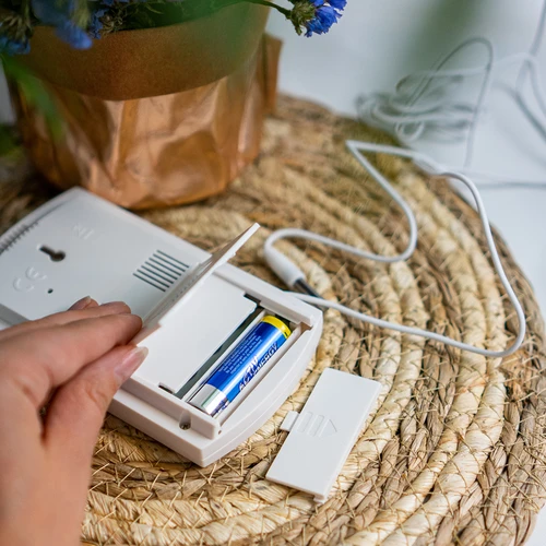 Orų stotis – elektroninė, su zondu, balta - 12