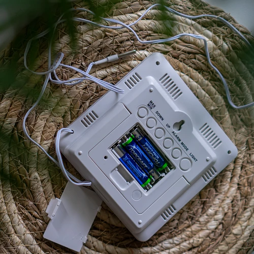 Oro stotelė – elektroninė, su apšviečiamu ekranu, su zondu, balta - 12