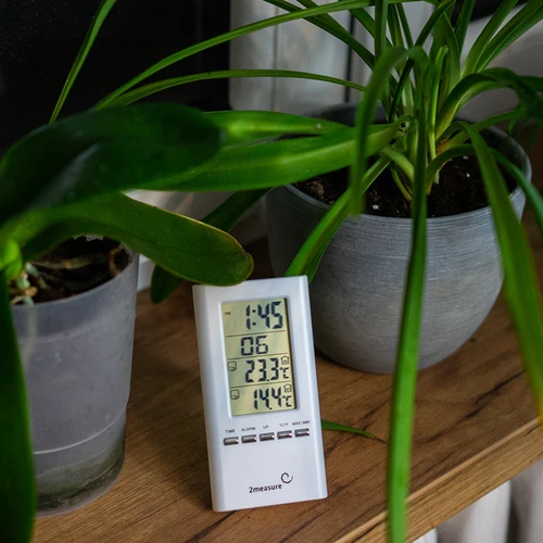 Oro stotelė – elektroninė, su zondu, balta - 4