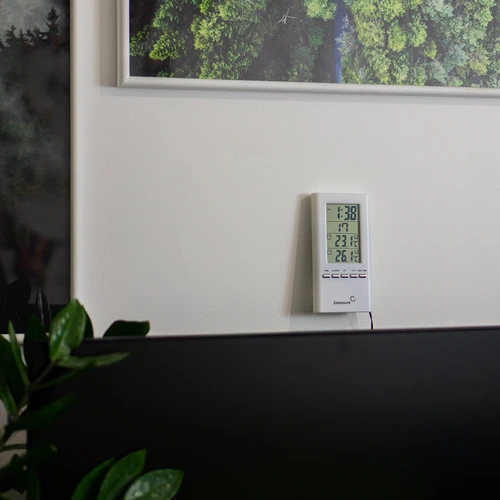 Oro stotelė – elektroninė, su zondu, balta - 7