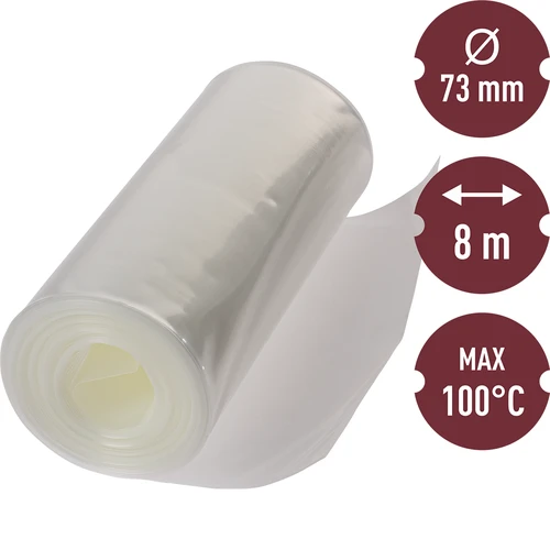 Osłonka poliamidowa wędliniarska 8m-fi73mm, 100°C - 2