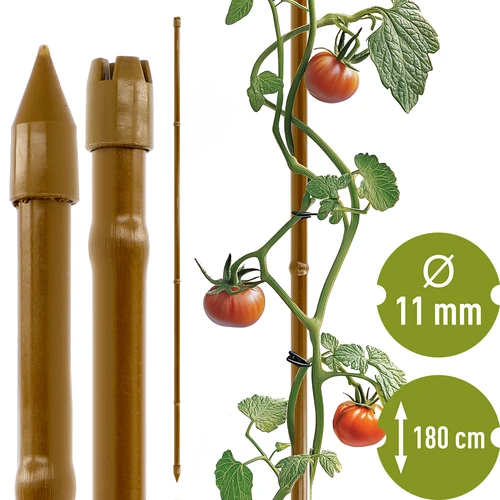 Padengtas plieninis bambuko formos kuolas, 180 cm x 11 mm