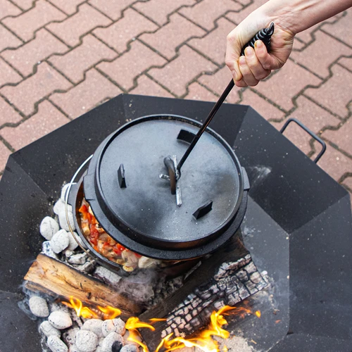 Pakėlėjas/žarsteklis ketaus puodo arba katilo dangčiui - 5